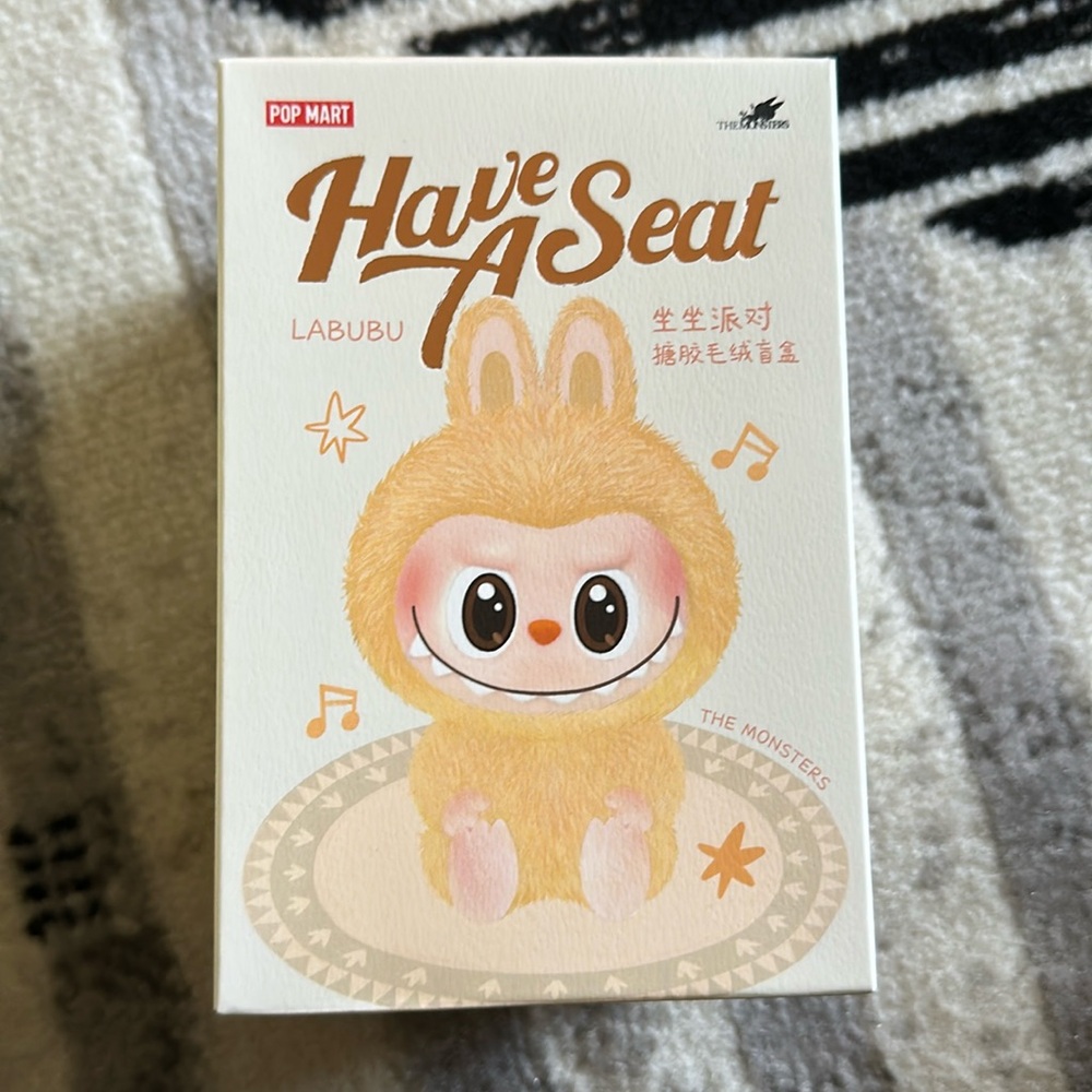 Pop Mart Have A Seat Labubu Figure- Hehe. New in Box
